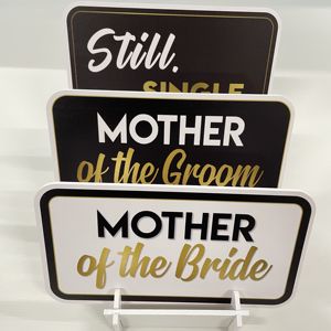 Benutzer definierte PVC-Schaum <span class=keywords><strong>Photo</strong></span> <span class=keywords><strong>Booth</strong></span> Requisiten für Hochzeiten Benutzer definierte Foto Prop Zeichen - Product Image 1