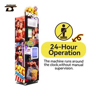 Ce chứng nhận tự động thương mại sản xuất bỏng ngô Máy de bỏng ngô 24-giờ hoạt động tự phục vụ bỏng ngô Máy bán hàng tự động - Product Image 5