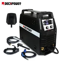 Decapower-máquina soldadora de arco, 220V, Real 160A, 180A, 200A, 60%, inversor IGBT sinérgico, sin Gas