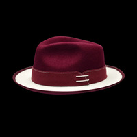 Sombrero Fedora de Lana para Mujer y Hombre, Estilo Francés, Boina Británica Vintage, Sombrero de Ala Ancha para Otoño