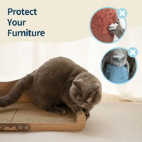 Canapé chat griffoir luxe écologique papier ondulé chat griffoir fournitures pour animaux de compagnie