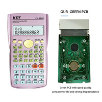 Calculadoras científicas OEM 82MS, artículos básicos diarios de oficina hechos en China, fuente de alimentación, batería, artículos escolares, Calculadoras