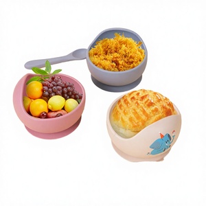 Tazón de Silicona de Grado Alimenticio, Ecológico, No Tóxico y Libre de Ftalatos Hilim SCG para Niños de 0 a 12 Meses, Vajilla Infantil para la Mesa de Comedor, Venta al Por Mayor - Product Image 4