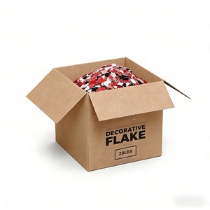 Flocons d'époxy - Boîtes de 20 lb et 40 lb, Choisissez parmi 21 mélanges, y compris des flocons hybrides, Idéal pour les garages - Product Image 1