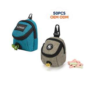 Dispensador de Bolsas para Excremento de Perro, Porta Bolsas con Cierre y Clip Metálico para Correa, Bolsa para Premios de Perro - Product Image 1