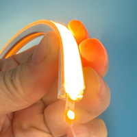 Tube néon LED en silicone de petite taille 6x6mm, mini diffuseur de bande LED pour bande lumineuse PCB mince de 3mm 4mm