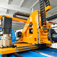 Mesin Pembengkok Pipa Hidrolik CNC NJBOST 168CNC Rotary Draw Bender untuk Dinding Tirai, Kusen Pintu Jendela, Profil Aluminium