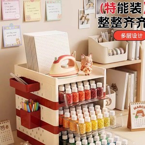 Perler Bead Storage Box Large Capacity Desktop Organizer With Partitions For Kids And Teens - Product Image 1