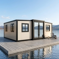 Chambre extensible à double aile personnalisable pour trois personnes, installation rapide, garantissant sécurité et esthétique, fabriquée en Chine