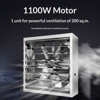 Ventilateur d'extraction industriel 220V 500W haute puissance à pression négative pour élevages, serres et entrepôts