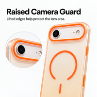 Coque de téléphone magnétique transparente dégradée tendance C0549 pour iPhone 17 Air 16 15 14 13 12 11 18 Pro Max, coque rigide antichoc