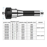 Porte-outils de tourneuse à tourelle R8-ER25 ER32 ER40, Porte-outils R8 FMB, Porte-fraise pour fraiseuse NC FMB22 FMB27 FMB32