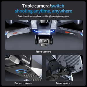 SJY-GT8 bay không người lái 4K HD tránh chướng ngại vật chụp ảnh trên không Quadcopter động cơ không chổi than điều khiển từ xa máy bay không người lái 3 máy ảnh - Product Image 5