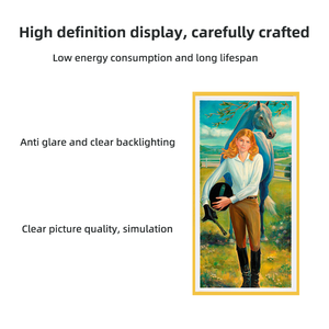 NGHỆ THUẬT 21.5 inch đám mây thông minh ảnh Video màn hình hiển thị độ nét cao xách tay nghệ thuật wifi hiển thị hình ảnh kỹ thuật số khung gỗ - Product Image 6