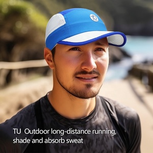 Gorra de béisbol de golf de alta calidad TU, gorra de correr reflectante de ajuste seco, gorra personalizable de 5 paneles, logotipo de rendimiento para hombres - Product Image 4