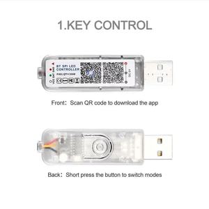 Lumière d'ambiance LED pour l'intérieur de la voiture, avec télécommande sans fil USB, contrôle par application musicale, lampe décorative d'ambiance RGB automatique - Product Image 4