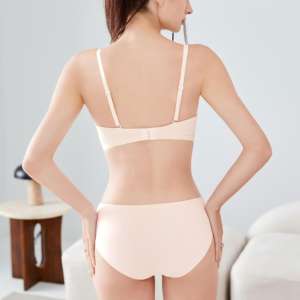 Charmoire OEM/ODM reggiseni e mutandine Set biancheria intima Sexy <span class=keywords><strong>Lingerie</strong></span> taglie forti <span class=keywords><strong>Micro</strong></span> reggiseno senza cuciture T Shirt Push reggiseno per donna - Product Image 3