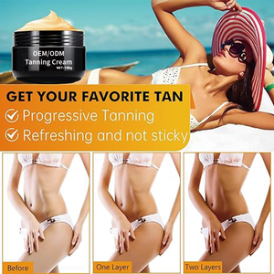 Huile d'accélérateur de bronzage rougeoyante bronzée hydratante pour le visage et le corps Gel <span class=keywords><strong>autobronzant</strong></span> intensif pour la peau Vente en gros - Product Image 5