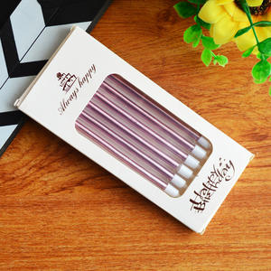 Velas Delgadas Doradas en Forma de Lápiz para Decoración de Fiestas de Cumpleaños, Velas para Pastel con Purpurina, Artículos para Fiestas al por Mayor - Product Image 5