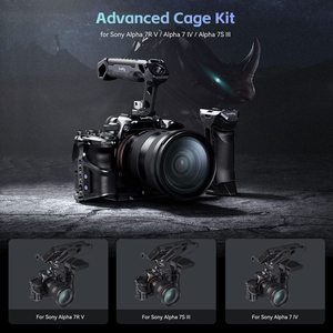 ชุดอุปกรณ์ SmallRig "Rhinoceros" Advanced Cage สำหรับกล้อง <span class=keywords><strong>Sony</strong></span> <span class=keywords><strong>Alpha</strong></span> 7R V / <span class=keywords><strong>Alpha</strong></span> 7 <span class=keywords><strong>IV</strong></span> / <span class=keywords><strong>Alpha</strong></span> 7S III รุ่น 3710 - Product Image 2
