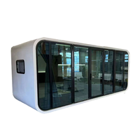 Conteneur préfabriqué 20ft 40ft Apple Cabin, design industriel, pour bureaux, supermarchés, fermes, appartements, ateliers, centres commerciaux