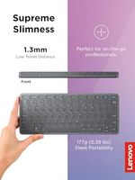 Clavier sans fil multi-appareils OEM ODM, connectez jusqu'à 3 appareils simultanément, compatible avec iOS, Android, Windows, design fin