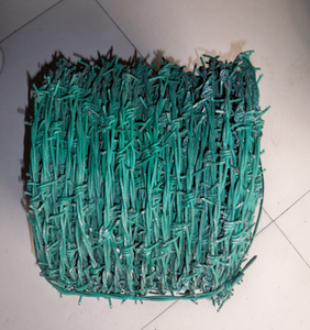 Fil barbelé recouvert de PVC, fil de fer barbelé recouvert de plastique pour clôture de jardin et sécurité - Product Image 1