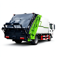 Camion Compacteur de Déchets Urbains 100% Électrique 7-7,3 m³ Léger à Batterie avec Éclairage Bleu Personnalisable