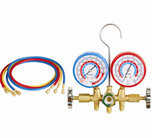 Манометры коллектора хладагента HVAC R404A пластиковая коробка с 90 см импортный набор манометров для зарядного шланга - Product Image 6