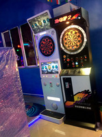 Machine de jeu de fléchettes électronique commerciale à monnayeur avec notation automatique, personnalisable pour les clubs d'arcade intérieurs