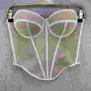 I-0644 Nouveau débardeur élégant pour femme, style rétro, coupe ajustée, en maille, avec armatures et bonnets, bretelles réglables, idéal pour l'été - Vente chaude - Product Image 4