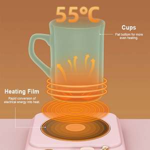 Gadgets USB regalos café té taza calentador escritorio 55 65 75 grados temperatura constante calefacción posavasos termostático posavasos - Product Image 4