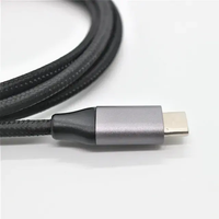 Cable de Datos USB Tipo-C en Ángulo Recto, Carga Rápida, Trenzado de Nailon, Alta Velocidad 3A 60W PD