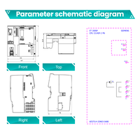 100% Original Neuf 6ES7514-2DN03-0AB0 Siemens SIMATIC CPU 1514SP-2 PN ET 200SP Contrôleur PLC 600KB 3.5MB PROFINET
