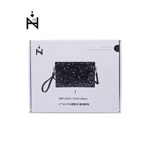 BOLSO de mano con lentejuelas y cuentas de 17x26.5 cm, bandolera - Product Image 2