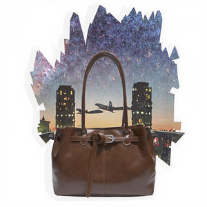 กระเป๋าโท้ทหนังผู้หญิงสุดหรู กันน้ำ ทอแบบพิเศษ ซับในโพลีเอสเตอร์ สายสะพายโซ่ ปิดซิปใต้แขน เหมาะสำหรับช้อปปิ้งและใช้ในชีวิตประจำวัน - Product Image 3