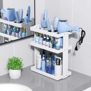 Boîte de rangement légère en acrylique pour accessoires capillaires, cosmétiques, fer à friser, sèche-cheveux, support pour outils de coiffure de salle de bain - Product Image 2