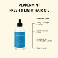 100% Minyak Rambut Esensial Peppermint Murni Perawatan Kulit Kepala Alami Aromaterapi Perawatan Rambut Bernutrisi 100ml Grosir Massal