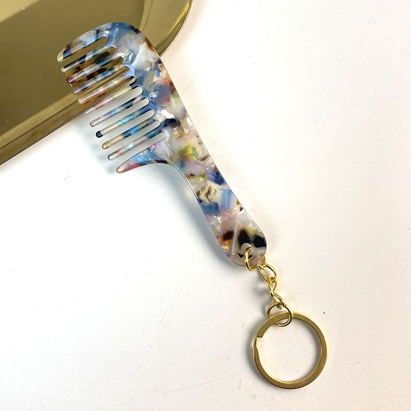 Multicolor ; 9.5*3.2cm; gold chain