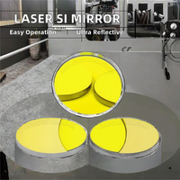 Miroir réfléchissant laser Si haute réflectivité 19,05 20 25 30 38,1 mm pour machine de découpe laser, facile à utiliser, état neuf