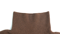 Pull en laine 100% à col roulé mi-haut pour femme, style décontracté et ample, design de créateur, vente en gros directe d'usine chinoise
