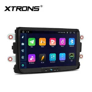 XTRONS 8 אינץ מסך מגע אנדרואיד 11 רכב וידאו נגן עבור רנו Captur סמל עם אלחוטי CarPlay DSP