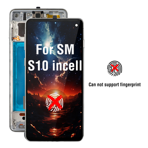 Écran Incell OEM pour Samsung S10 <span class=keywords><strong>G973</strong></span> <span class=keywords><strong>SM</strong></span>-G973F <span class=keywords><strong>SM</strong></span>-<span class=keywords><strong>G973</strong></span>, écran LCD avec cadre, sans capteur d'empreintes digitales, remplacement du digitiseur du téléphone - Product Image 1