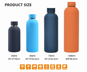 500ml in acciaio inox rivestito Thermos Cup lavabile per lavastoviglie caldo/freddo diretto bere fiaschetta termica per palestra campeggio acqua bollente - Product Image 5