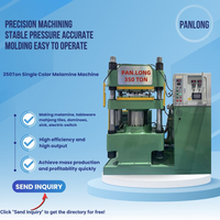 Presse de moulage par compression de mélamine industrielle 350T à commande PLC pour la production de gobelets à vin, ligne de production haute capacité