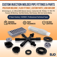 Moulage par injection plastique sur mesure, moules d'injection plastique, produits en plastique injecté, pièces en plastique, service d'usinage CNC de précision
