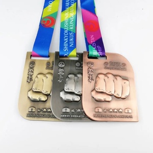 Fabricant de médailles, vente en gros à bas prix, médailles en métal doré par sublimation, médailles de marathon, médailles sportives personnalisées, médailles de kick-boxing, de karaté, de taekwondo - Product Image 2