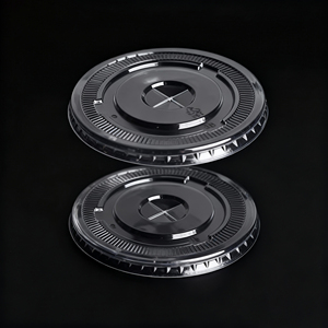Tazas de Plástico PET Desechables en Forma de U con Tapas Antiderrames de 90, 95, 98 y 93 mm, Marca CHUANGMMEI, con Logotipo Personalizado, para Café, Té Boba - Product Image 3