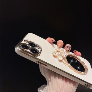 Bella ragazza cuore specchio in vetro temperato custodia per telefono cellulare per <span class=keywords><strong>Xiaomi</strong></span> Redmi <span class=keywords><strong>Note</strong></span> 9S <span class=keywords><strong>9</strong></span> <span class=keywords><strong>Pro</strong></span> 10T 10 <span class=keywords><strong>Pro</strong></span> Lite - Product Image 5