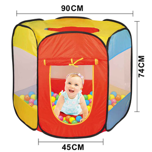 RS Unisex Kinder Sport Speeltent Buiten & Binnen Speelhuis met Kleurrijke Plastic Ballen voor Leeftijden 2-14+ - Product Image 2
